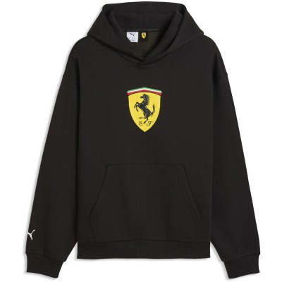 суичър,мъжки,горнища,с,качулка,дамски,горнища,с,качулка,puma,ferrari,hoodie,71,puma,black