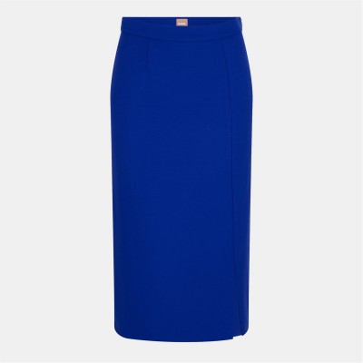 пола,поли,и,къси,панталони,boss,women's,vemboka,a,line,skirt,bright,blue