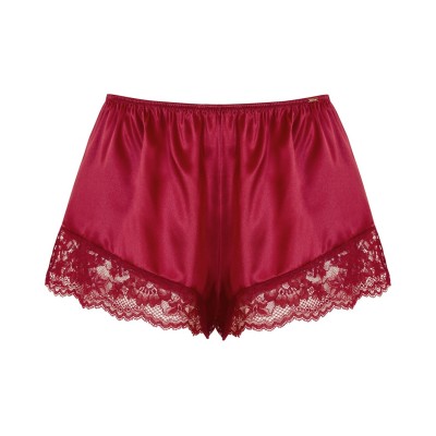 къси,панталони,дамски,пижами,dorina,lyra,satin,shorts,red