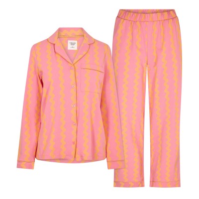 пижама,дамски,пижами,chelsea,peers,women's,cotton,long,sleeve,pyjama,set,wiggle,stripe