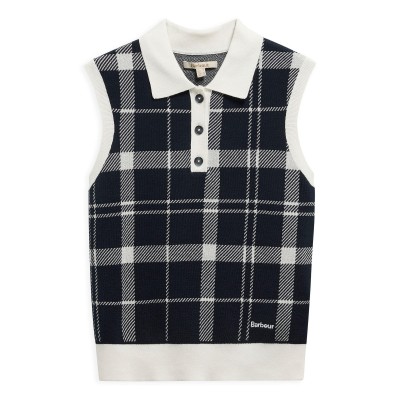 дамска,блуза,с,яка,дамски,топове,barbour,women,s,knitted,short,sleeve,polo,shirt,multi,check