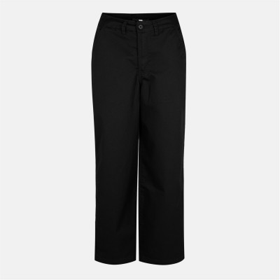 дамски,дънки,дамски,дънки,vans,palmer,wide,leg,chino,pant,black,carpenter,jeans,womens,black
