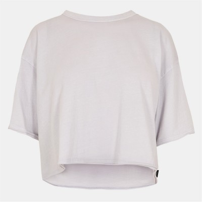 дамска,къса,блуза,дамски,топове,vans,relaxed,crop,wash,ss,tee,evening,ha,top,womens,evening,haze