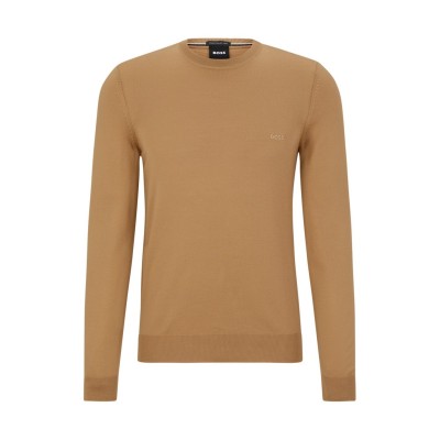 пуловер,мъжки,пуловери,boss,men's,bottol,jumper,med,beige,260