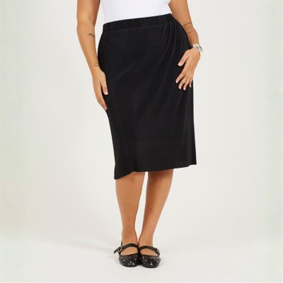дамска,пола,дамски,облекла,размер,brave,soul,womens,plus,size,plisse,midi,skirt,black