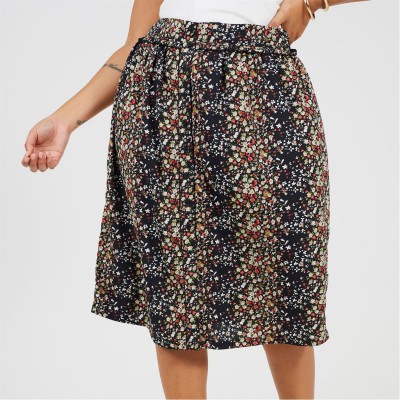 дамска,пола,дамски,облекла,размер,brave,soul,womens,plus,size,all,over,print,midi,skirt,black,floral