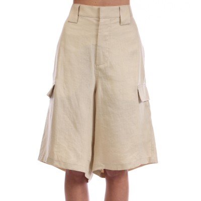 къси,панталони,мъжки,къси,панталони,off,white,linen,cargo,shorts,beige