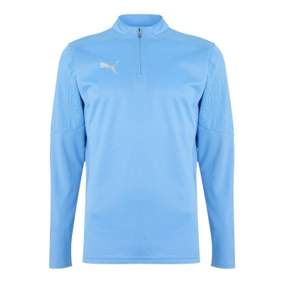 мъжки,полари,мъжко,фитнес,облекло,puma,men,s,teamfinal,training,1,4,zip,fleece,light,blue,silv