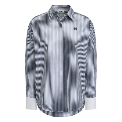 дамски,ризи,dkny,dkny,pinstripe,shirt,ld62,navy,white