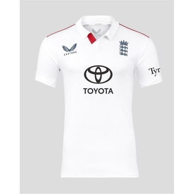 крикет,в,училище,мъжко,облекло,за,крикет,castore,mens,26,27,england,cricket,test,shirt,white