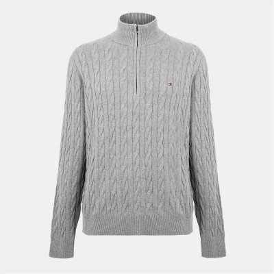 блуза,мъжки,пуловери,tommy,hilfiger,half,zip,sweater,medium,grey,p91