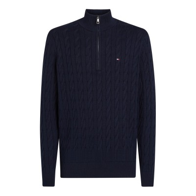 блуза,мъжки,пуловери,tommy,hilfiger,half,zip,sweater,desert,sky,dw5