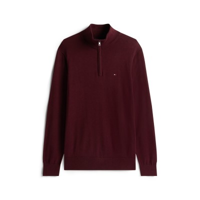 блуза,мъжки,пуловери,tommy,hilfiger,half,zip,sweater,deep,burg,xih