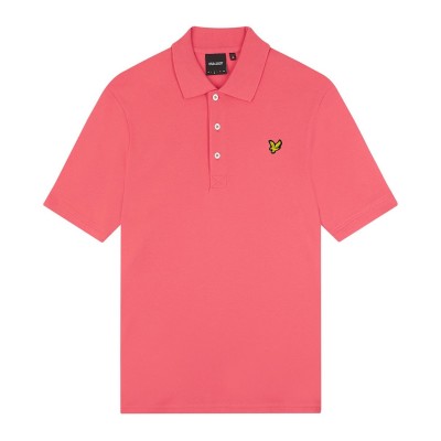 блуза,с,яка,lyle,and,scott,plain,polo,shirt,pink
