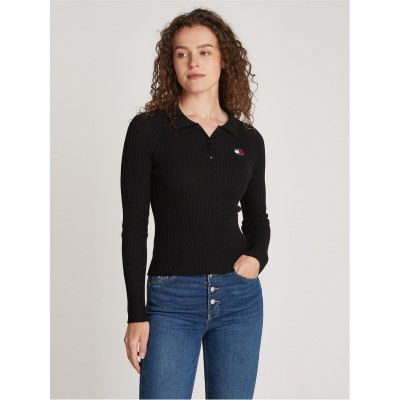 дамски,плетени,дрехи,tommy,jeans,tj,c,bdg,rib,sw,ld44,black
