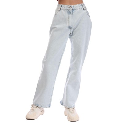 дънки,дамски,дънки,off,white,corporate,cropped,flare,jeans,blue,white