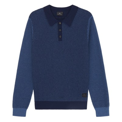 пуловер,мъжки,пуловери,ps,paul,smith,men's,long,sleeve,crew,neck,jumper,blue,49