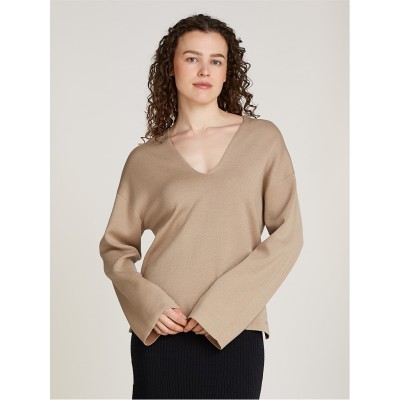 блуза,дамски,плетени,дрехи,calvin,klein,v,neck,sweater,amphora