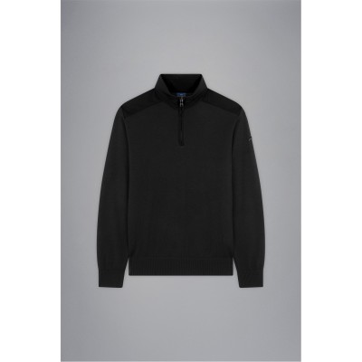 блуза,мъжки,пуловери,мъжки,тениски,paul,and,shark,half,zip,sweater,grey