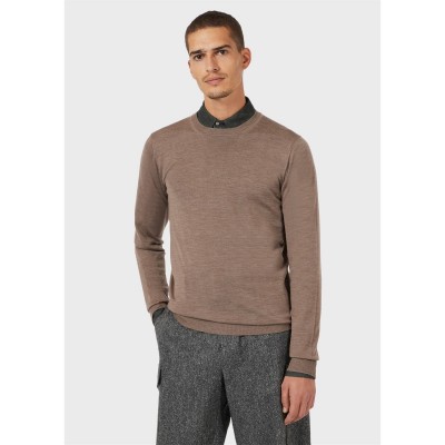 мъжки,пуловери,мъжки,тениски,emporio,armani,emporio,crw,nck,knit,sn99,taupe