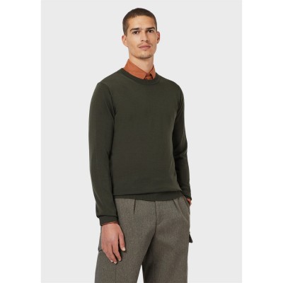 мъжки,пуловери,мъжки,тениски,emporio,armani,emporio,crw,nck,knit,sn99,dark,green
