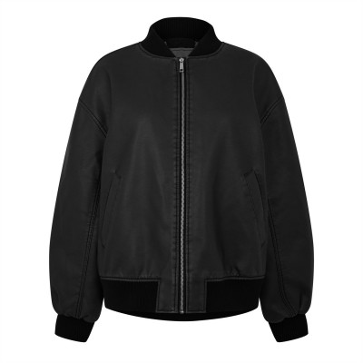 яке,дамски,жилетки,дамски,якета,и,палта,jack,wills,pu,bomber,jacket,ld44,black