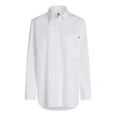 дамски,ризи,tommy,hilfiger,women,s,easy,fit,long,sleeve,patterned,shirt,optic,white