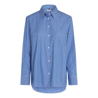 дамски,ризи,tommy,hilfiger,women,s,easy,fit,long,sleeve,patterned,shirt,blue,stp