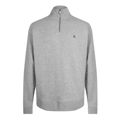 облекла,на,разпродажба,мъжки,пуловери,original,penguin,penguin,quarter,zip,sn99,heather
