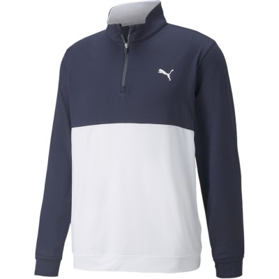 облекла,на,разпродажба,мъжки,туристически,полари,разпродажба,puma,мъжко,фитнес,облекло,puma,gamer,colorblock,quarter,zip,fleece,mens,navy,white