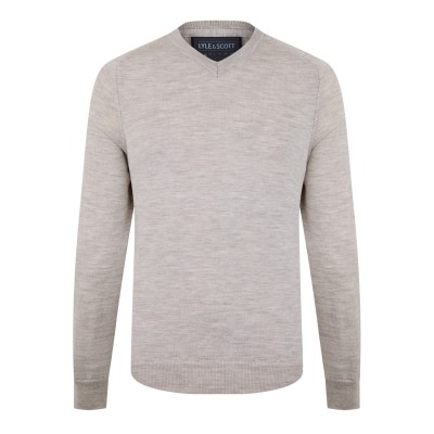 облекла,на,разпродажба,мъжки,пуловери,lyle,and,scott,lyle,merino,v,neck,sn99,wrm,dust,marl