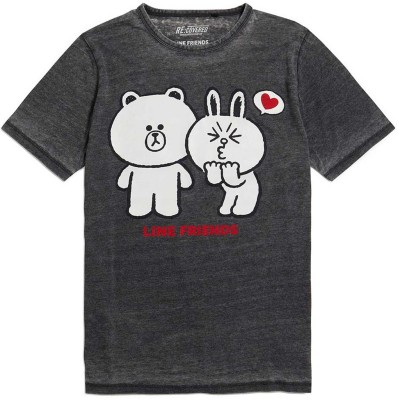 дамски,тениски,дамски,топове,line,friends,print,ts,99,brown,&,cony