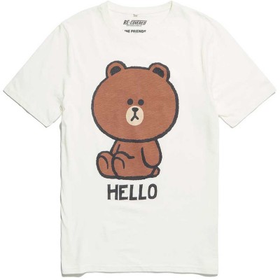 дамски,тениски,дамски,топове,line,friends,print,ts,99,hello,ladies