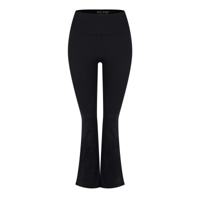 панталони,дамски,чорапогащи,и,клинове,dkny,women's,high,waist,flared,trousers,black