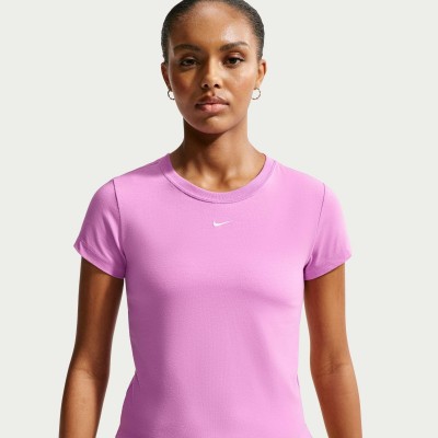 дамска,тениска,nike,sportswear,chill,knit,t,shirt,womens,lt,magenta