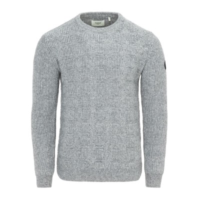 блуза,промоция,на,зимни,облекла,мъжки,пуловери,firetrap,long,sleeve,crew,neck,sweater,grey,marl