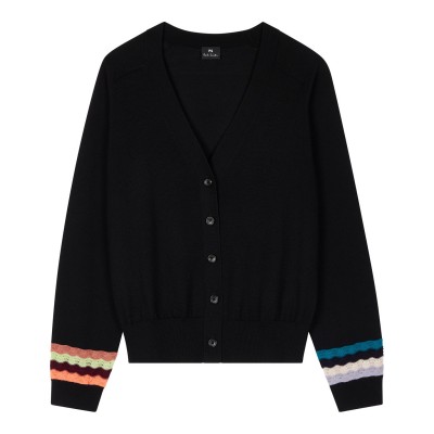 пуловер,дамски,плетени,дрехи,ps,paul,smith,women's,crew,neck,jumper,black