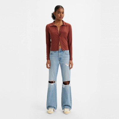 дамски,дънки,дамски,дънки,levis,women,s,medium,indigo,baggy,wide,leg,jeans,flea,market