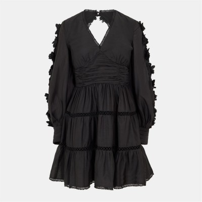 рокля,дамски,поли,и,рокли,french,connection,women's,aubrey,lace,mini,dress,black