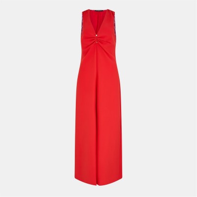 дамски,летни,гащеризони,french,connection,women's,arelette,jumpsuit,poppy,red