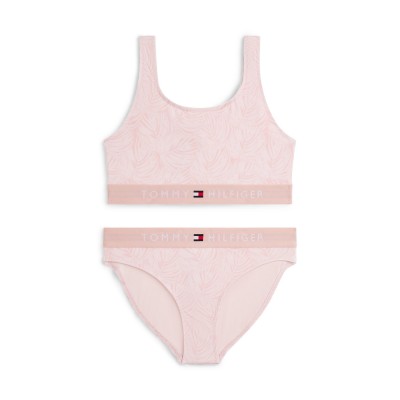 tommy,hilfiger,kids,bikini,set,palm,pink,0jw