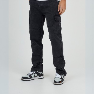 мъжки,дънки,brave,soul,mens,loose,fit,cargo,jean,charcoal,wash