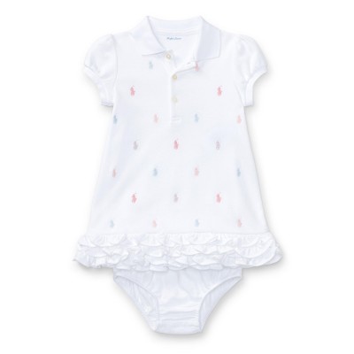 рокля,polo,ralph,lauren,kids,dress,white