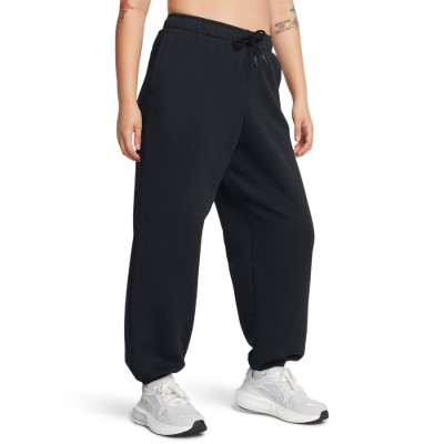 панталони,отново,на,училище,дамски,къси,панталони,under,armour,icon,fleece,wordmark,oversized,pants,black