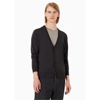 жилетка,мъжки,пуловери,emporio,armani,cardigan,grey