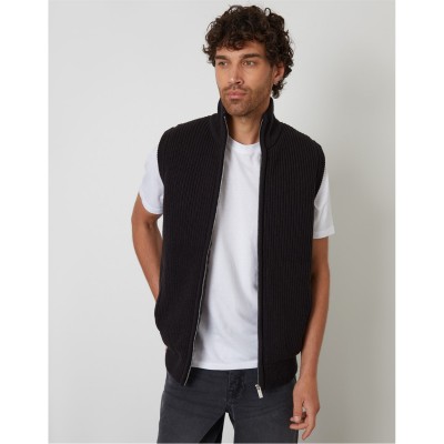 елек,мъжки,пуловери,threadbare,knitted,gilet,sn62,black