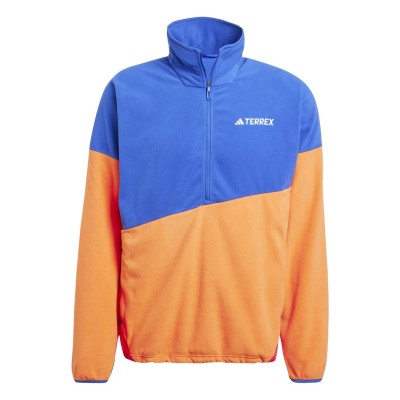 облекла,на,разпродажба,разпродажба,adidas,мъжки,блузи,adidas,terrex,multi,climawarm,fleece,anorak,blue