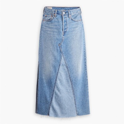пола,поли,и,къси,панталони,levis,levis,iconic,long,skirt,w,slit,own,i,own,it