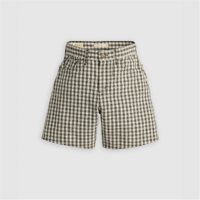 дамски,къси,панталони,levis,levis,high,baggy,short,milo,plaid,sh,milo,plaid