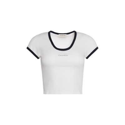 дамски,топове,calvin,klein,jeans,women's,baby,tee,bright,white